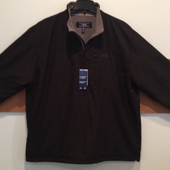 Izod Other - IZOD Mens 1/4 Zip Black Pullover